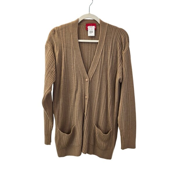 NWT Vitos Ribbed Cardigan Sweater Size 40/US Large - Picture 1 of 6